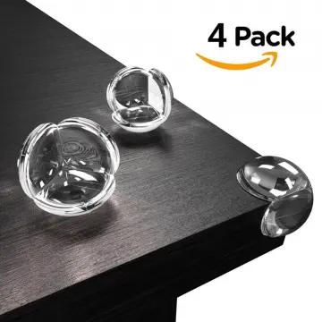 4pcs Clear Color Round Shape Babyproofing Corner Guards For Children's  Desks, Tables And Coffee Tables