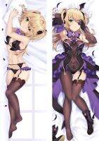 เกมออกแบบใหม่ Genshin ผลกระทบปลา Dakimakura สองด้านพิมพ์หมอนหมอน Man Otaku กอดร่างกายเต็มรูปแบบหมอนปกของขวัญ