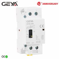 Gratis Ongkir Geya Gyhc 2P 40a 63a 2no หรือ2nc คู่มือบ้าน Modular ราง Din Ac คอนแทค Ac220v ควบคุมด้วยตนเอง230V