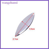 Wangzhansi 50ชิ้นการสำเร็จนิ่มนวลใบมีดสปินเนอร์วิลโลว์สปินเนอร์ DIY เหยื่อตกปลา