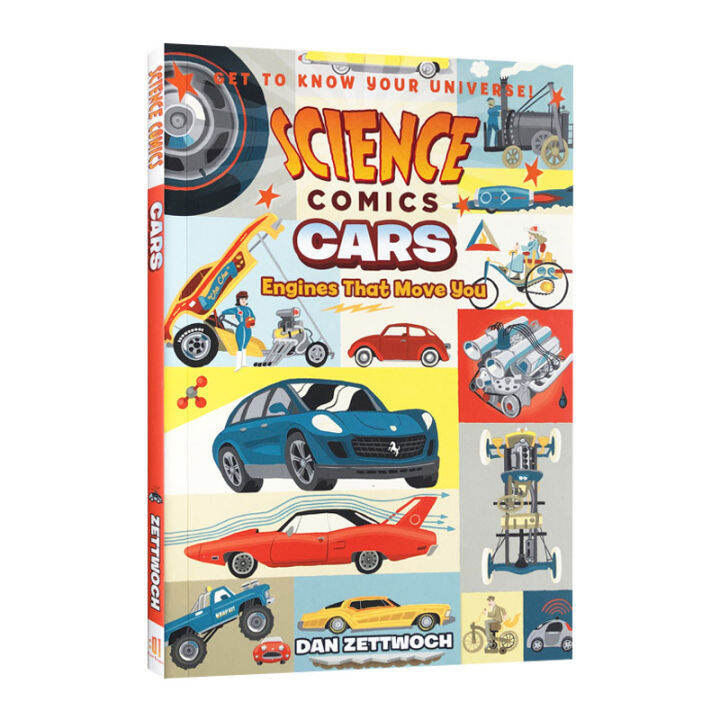English original science comics cars science cartoon series car
