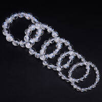 Natural Himalaya Rock White Quartz Crystal Women Men Crystal celet Himalayan Rock clear quartz Round Beads 10-16mm AAAAA