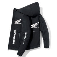 Honda Motorcyle Bike Hooded Jacket Autumn Outdoor Running Camping Hiking Fishing Jacket Waterproof Windbreaker Racing Clothes