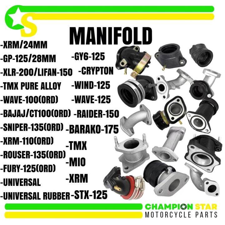 MOTORCYCLE PARTS CARBURETOR MANIFOLD FOR UNIVERSAL,ROUUSER135,BAJAJ