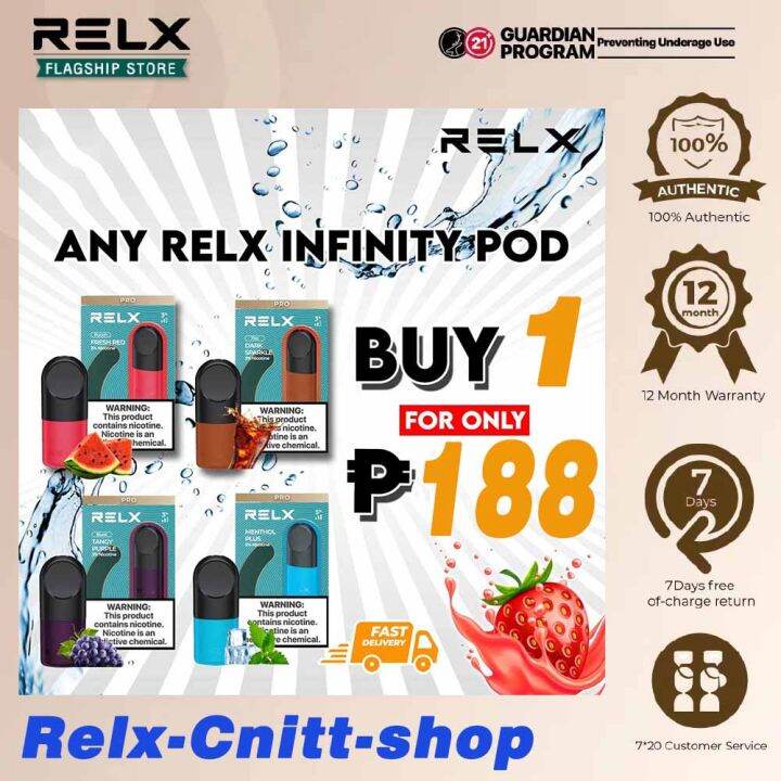 Relx Pod Pro single pods Relx infinity case INFINITY AND ESSENTIAL PODS Lazada PH