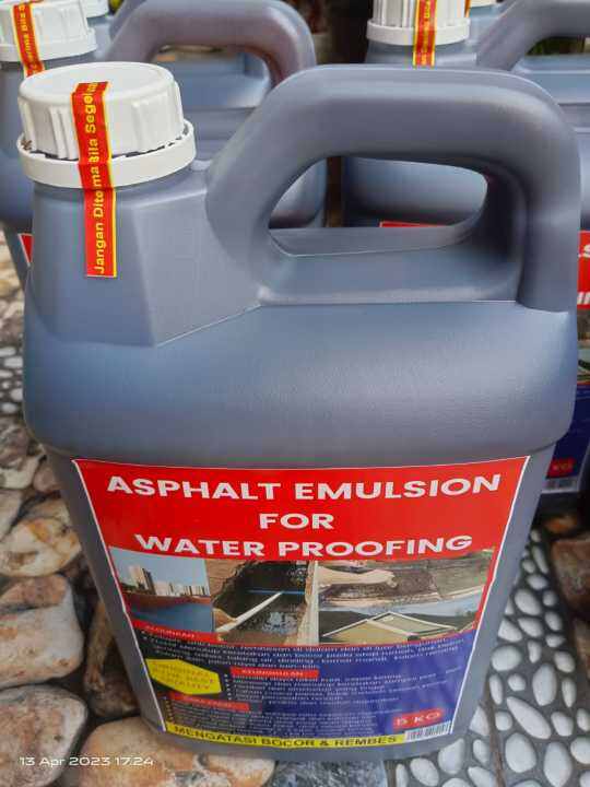 Aspal Emulsi Water Proofing 5kg Cat Pelapis Atasi Bocor And Rembes Luar Dan Dalam Rumah Lazada 9784