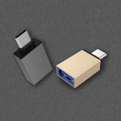 Type-c Adapter Usb3.0 To Type-c Adapter Aluminum Alloy Otg Universal Adapter A2Q3
