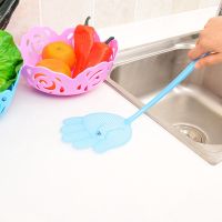 【❥❥】 1Pcs Cute Palm Pattern Plastic Fly Swatter Lightweight Household Flapper Mosquito Bug Zapper Pest Control Color Random 【PUURE】