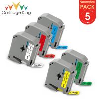 5PK MK-221 MK-421 MK-521 MK-621 MK-721 9mm*8m Cartridge Labels Tapes for Brother PT-65 PT-70 PT-80 LabelMaker