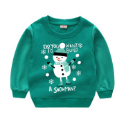 Wisebaby Cotton Christmas Sweatshirt Long Sleeve Boys Girls Sweatshirt