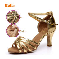 Latin Dance Shoes For Women High-heeled Female Sandals Soft Sole Indoor Ballroom Tango Shoe Womans Salsa Dancing Shoes