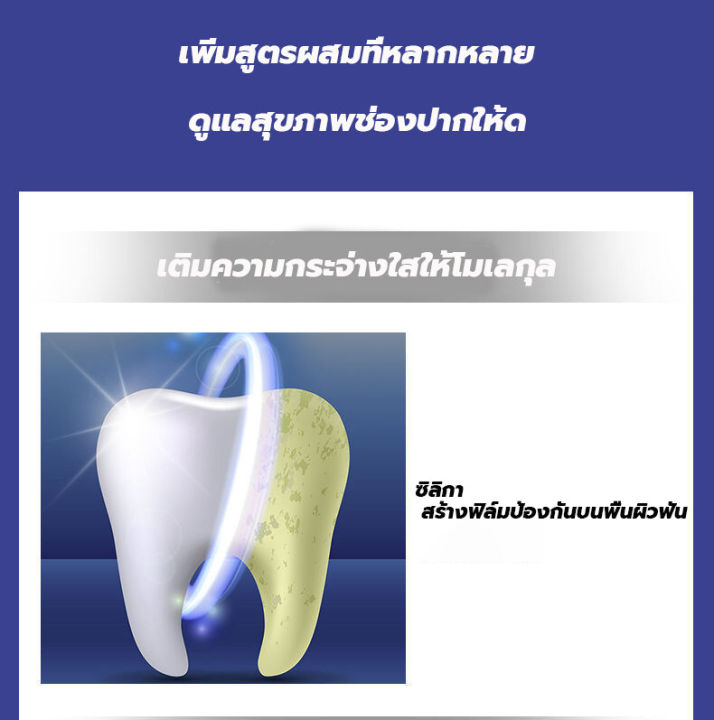 บอกลาฟันเหลือง-ยาสีฟันฟันขาว-รสมิ้นต์-238g-ลดหินปูน-บอกลา-หินปูนหนา-กลิ่นปากเเรง-ลด-อาการ-เสียวฟัน-ยาสีฟันฟอกขาว-ยาสีฟันเบกกิ้งโซดา-ยาสีฟัน-ขจัดคราบหินปูน-ยาสีฟันฟอกฟันขาว-ลดกลิ่นปาก-ฟอกฟันขาว