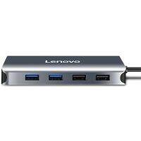 Lenovo USB ฮับ C เพื่อ USB แบบมัลติฟังก์ชั่น USB 3.0ตัวแปลง VGA HDMI ท่าเรือสำหรับ Dell Inspiron14อุปกรณ์เสริมชนิด C พอร์ตสำหรับแล็ปท็อป PC