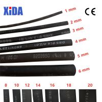 1 Meter Heat Shrink Tube Cable Protector 2:1 Black Wire 1/2/3/5/6/8/10 Cable Sleeve Heatshrink Tubing Sleeving Heat-Shrinkable