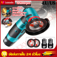 หินเจียรไร้สาย 12V Brushless เครื่องเจียรขนาดเล็กไร้สายชาร์จเครื่องบดมุมโลหะตัดไม้เครื่องบดเจียรเครื่องมือ1/2แบตเตอรี่ลิเธียมหินเ 12V 3 Inch Mini Angle Grinder 19500RPM Rechargeable Cordless Polishing Grinding Machine Cutting Electric Power Tools