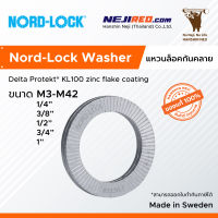 แหวนกันคลาย แหวนล็อคกันคลาย (Nord Lock washer Steel flZn) ของแท้ 100%