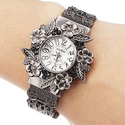 （A Decent035）ผู้หญิงกำไลข้อมือนาฬิกา R Elojes สร้อยข้อมือวินเทจนาฬิกาควอตซ์หรูหราหญิง Feminino สบายๆนาฬิกาข้อมือ Xinhuawatches