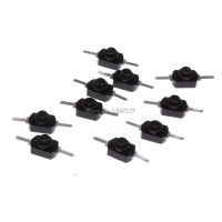 New 10Pcs/Set 1A 30V DC 250V Black Latching On Off Mini Torch Push Button Switch Wholesale amp; Drop Ship