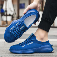 Giày Lười Nửa Mũi Giày Sneaker Nửa Mũi Giày Nam Giày Lười Nửa Mũi Giày