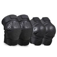 Motorcycle Motocross Riding Knee Elbow Protection Pads Skates Snowboard Ski Tactical Sports Safety Guard Protector Knee Shin Protection