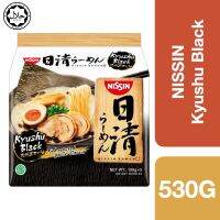 ?Product of UAE? Nissin Ramen Kyushu Black 530g (5 pcs) ++ นิสซิน บะหมี่ราเมน รสคิวชูดำ แบบแพ็ก 530g (5 pcs)