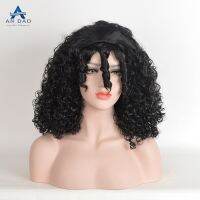 Cosplay ge line mother witch black long hair princess explosion head Cosplay wig