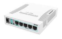 Mikrotik RB260GS, 5 port Smart Gigabit Switch SwOS (White)