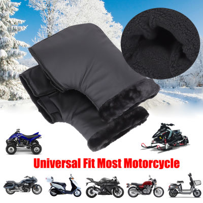Motorcycle Snowmobile Handlebar Universal Muffs Thermal Cover Warm Waterproof ATV For Yamaha Raptor YFM 350 400 450 660 700
