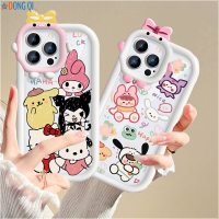 เคสดงฉี C33 Realme C31 C35 C30 Realme C11 9i 6i 5S 5i 7i C15 C25s C12 C1 C25กราฟฟิตี้สุดน่ารัก Kuromi เมโลดี้ C25Y โบว์มอนสเตอร์นิ่มสำหรับเลนส์ฝาหลังแบบใส