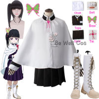 Anime Kanao Tsuyuri Cosplay Costumes Tsuyuri Kanao Cosplay Boots Shoes for Women Girls Kids Halloween Costumes Cloak Wigs Shoes