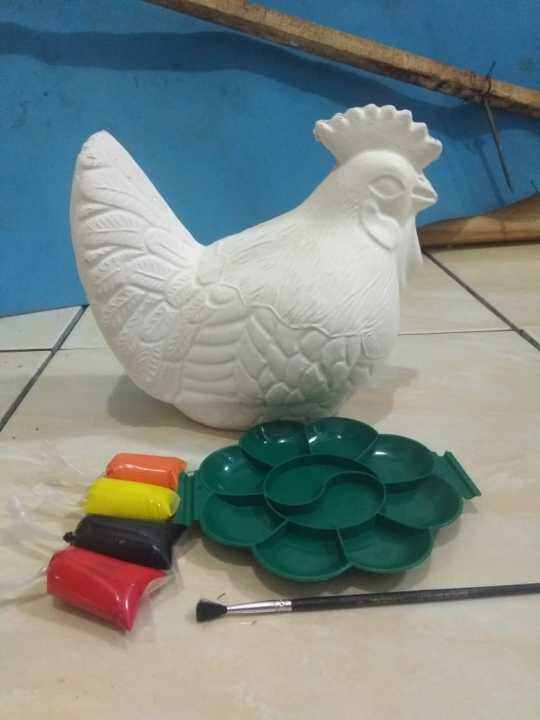 Mewarnai Celengan Karakter Ayam | Lazada Indonesia