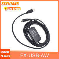 ใหม่อะแดปเตอร์ FX-USB-AW USB เพื่อ RS422สำหรับ FX3U FX3G PLC 3กรัม1N 1วินาทีชุด PLC สายการเขียนโปรแกรมแทนที่ด้วย USB-SC09-FX