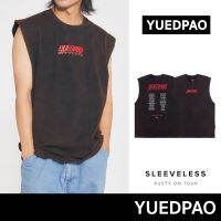 Yuedpao  ยอดขาย No.1 รับประกันไม่ย้วย 2 ปี เสื้อยืดเปล่า เสื้อยืด Sleeveless Rusty on tour