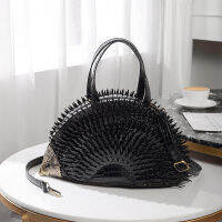 Personality Design Simulation Hedgehog Styling Bag Creative Cute Diagonal Novelty nd Messenger Gothic Bags Handmade Bag