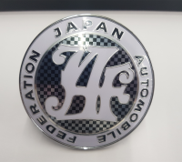 Logo กระจังหน้า JDM japan automobile สีเคฟร่า