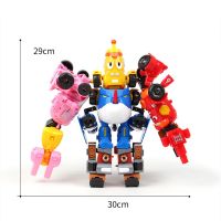 Creative Funny Animal Larva Robot Transformation Toys Mecha Figures Assembly Deformation Warrior Children Toys Birthday Gifts