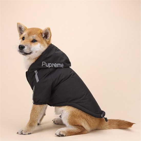 Oimg quần áo cho chó mùa thu đông áo khoác chó nhỏ dày bằng lông cừu shiba - ảnh sản phẩm 2