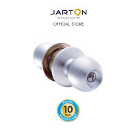 JARTON Knob Lockset ลูกบิดห้องน้ำ หัวกลม สีSS จานใหญ่ รุ่น 101088