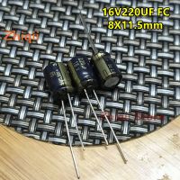 20pcs/50pcs 220uF 16v Panasonic FC 16V220UF 8x11.5mm Audio capacitor 220UF/16V Gold characters High frequency long life New