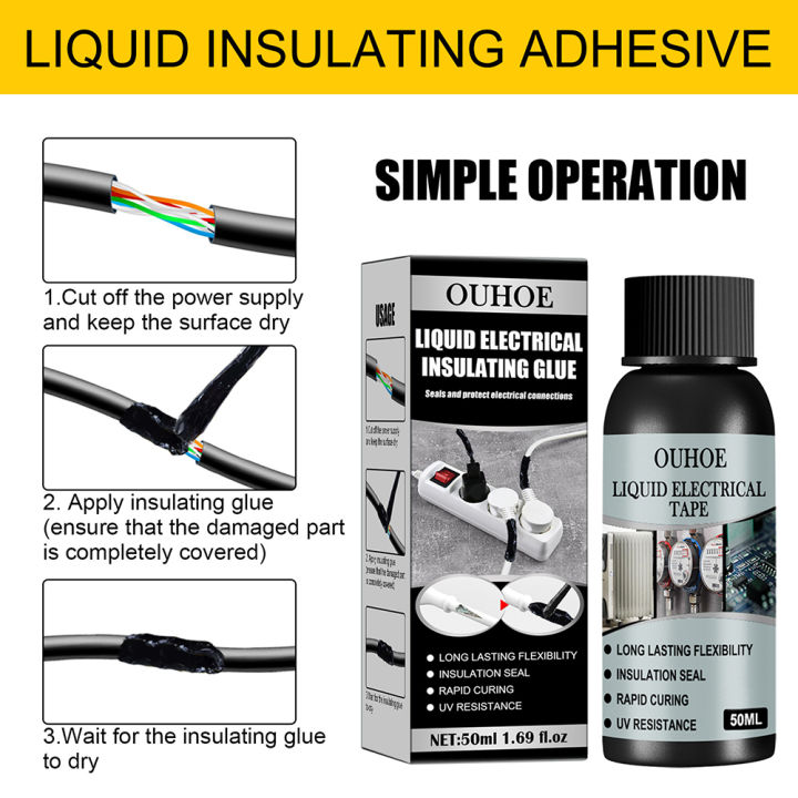 Waterproof Liquid Insulation Electrical Tape Tube Paste Fast Fixed Sealing  Glue