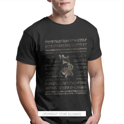 New Summer Horus T-Shirts Cotton Egyptian Mythology Ancient Egypt Gods Atum Osiris Fashion Men Streetwear