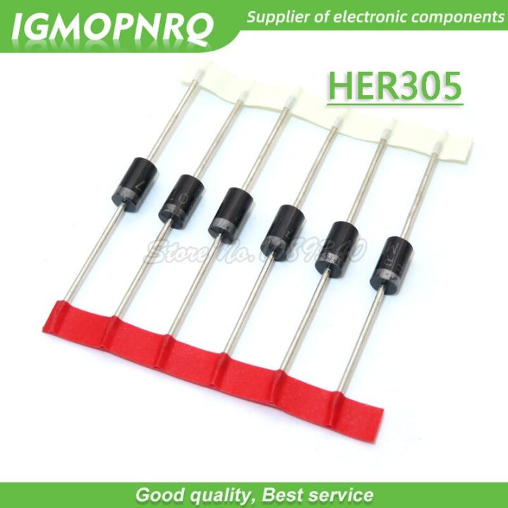 20PCS HER305 305 DO 27 Ultrafast Recovery Fast Rectifier Diode 3A 500V New Original Free Shipping