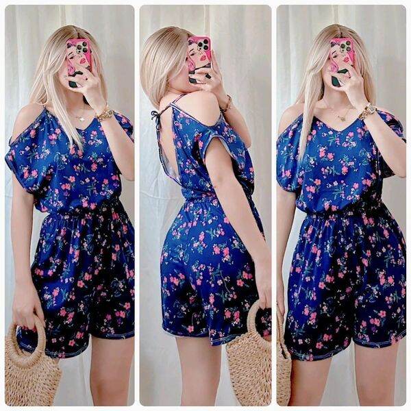  MARC J CLOTHING ( JESSY FLORAL JUMPSUIT ) SUPER BEST SELLER