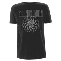 เสื้อยืด Soundgarden อย่างเป็นทางการ Blade Motor Finger Black Classic Rock Band Tee Mens