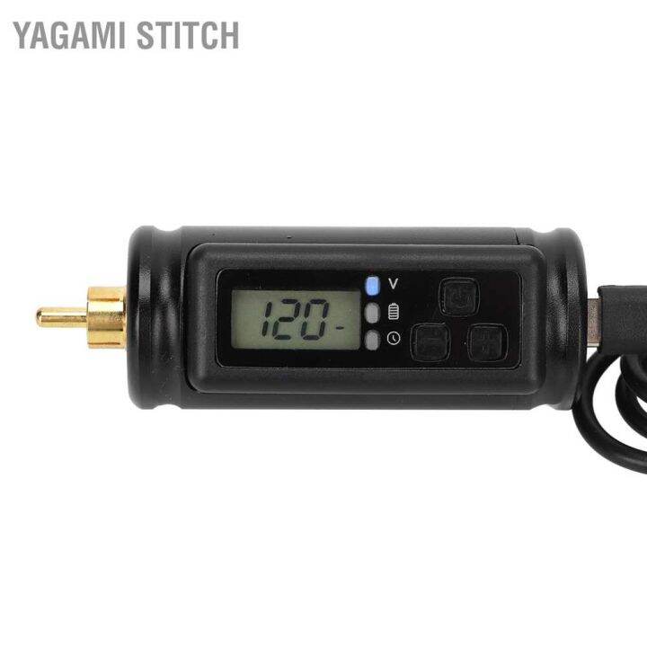 g2ydl2o-yagami-stitch-พาวเวอร์ซัพพลายสัก-แบตเตอรี่-rca-1500mah-พร้อมจอแสดงผลดิจิทัล-led