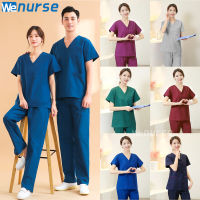 Wenurse Scrub Suit ชุดพยาบาลสตรีสั้น Seleeve