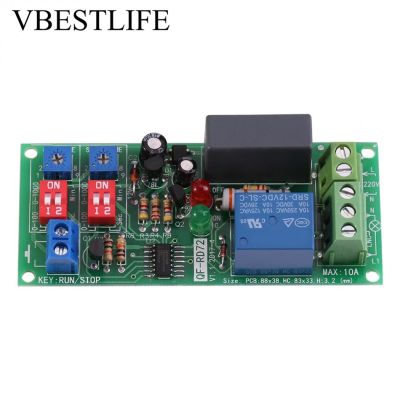 100V-250V AC Cycle Timer Relay Delay Module Timer Switch Module Adjustable Infinite Delay On/Off Timer Relay Switch Board