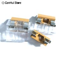 10pcs/lot 5*20mm 5x20mm fuse holder with transparent cover Insurance Tube Socket Fuse Holder  Fuse Holders 5X20 Fuee Fuses Accessories