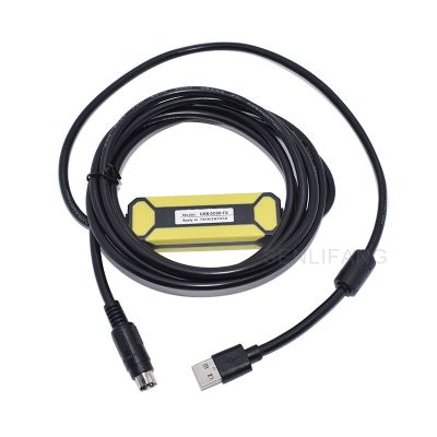 ‘；【。- NEW USB-SC09-FX FX-USB-AW For Mitsubishi MELSEC FX Series PLC Programming Cable USB To RS422 Adapter Data Download Line