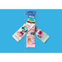 ✅ [UK6-12] Peppa Pig 3 Pack Socks ถุงเท้า เปปป้า พิก 3 คู่ในเซต